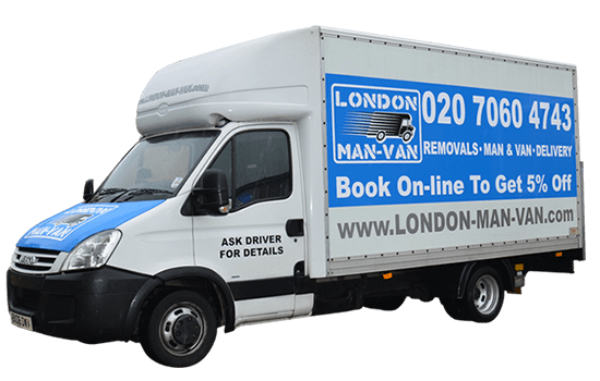 Luton Removals Van in Fullwell Cross