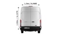 Removals Extra Large Van and Man in London - Back View Dimension Thumbnail