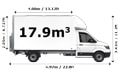 Removals Luton Van and Man in London - Side View Dimension Thumbnail